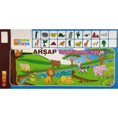 Ahşap Vahşi Hayvanlar Seti
